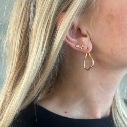 restik creoler CURLY Forgyldt Slv