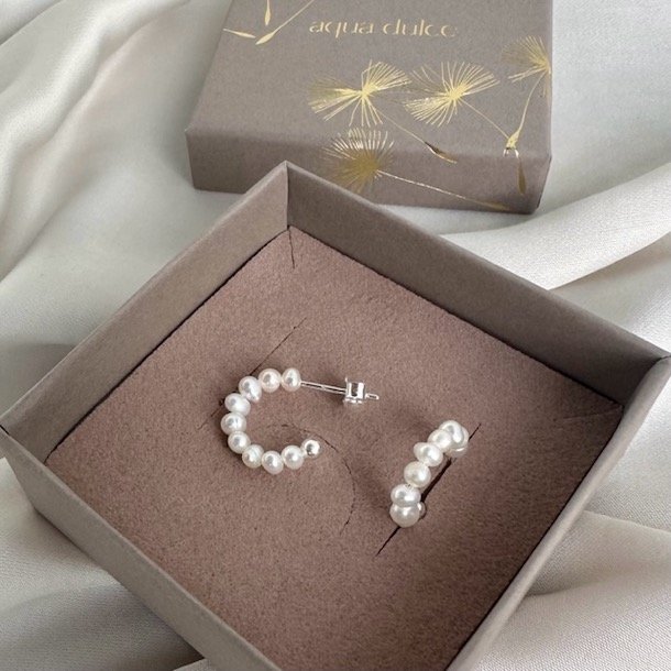 restikker PRETTY PEARL 15 mm Sterling Slv