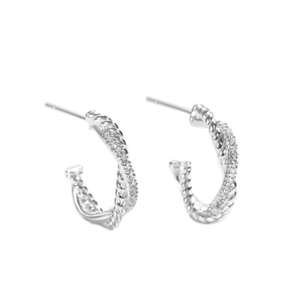 restik creoler TWISTED DARLING 15 mm Sterling Slv