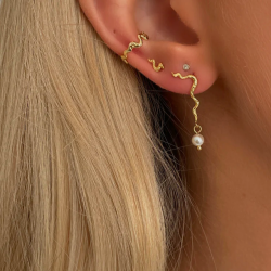 restikker Peony blossom Forgyldt slv