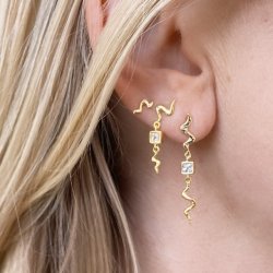 Lilia restikker forgyldt slv