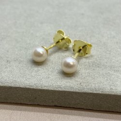 restikker simple pearl - stor forgyldt