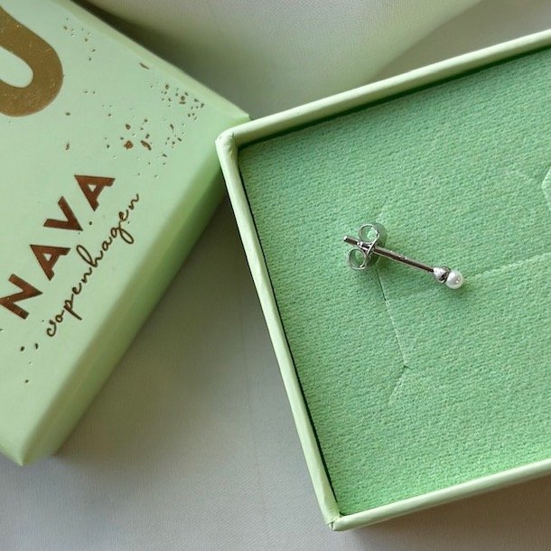 restik Lily petite pearl sterling slv