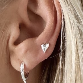 restikker hjerte LOVE ME SMALL Sterling Slv