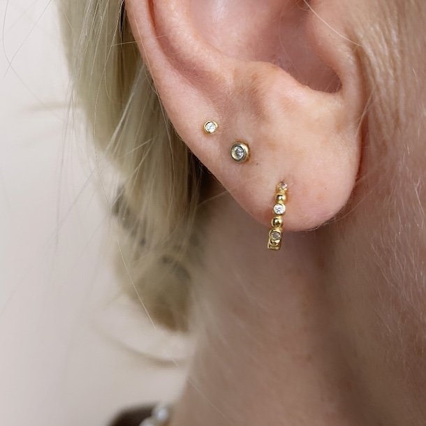 Agua restik Forgyldt slv