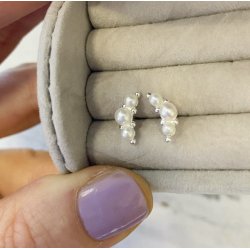 restikker PAGE tripple pearl sterling slv