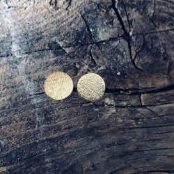 restikker - Mnt 8mm Forgyldt slv