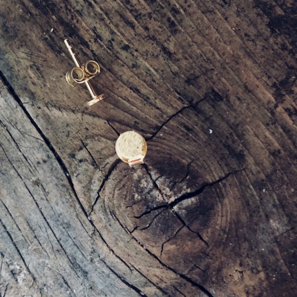 restikker - Mnt 4mm Forgyldt slv