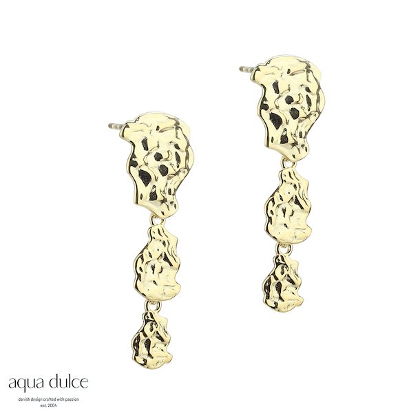 restikker GLAM WAVE forgyldt slv