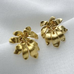 FLOWER LOVE Forgyldt Slv