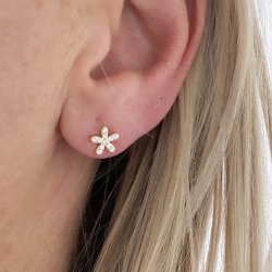 restikker DARLING FLOWER Forgyldt Slv