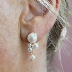 restikker BUBBELS forgyldt slv