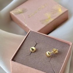 restikker SMALL GLOBE forgyldt slv