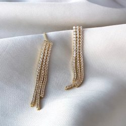 reringe TENNIS DARLING Forgyldt Slv