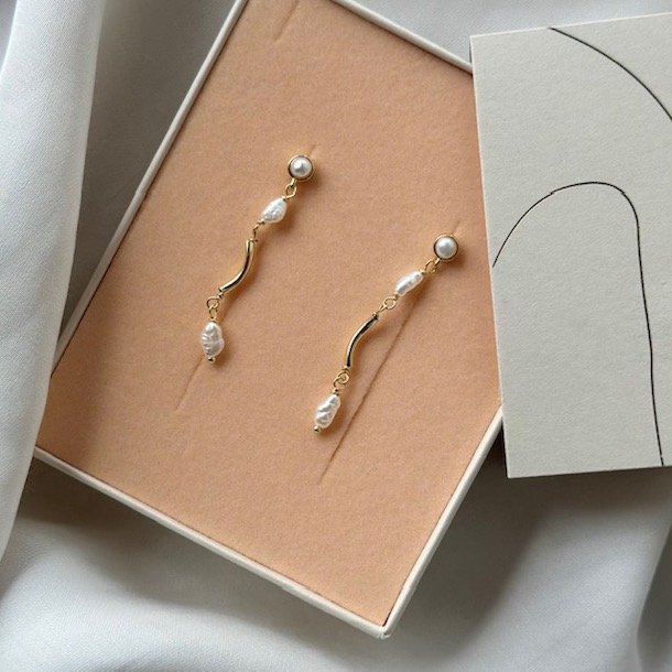 restikker ALURA forgyldt slv