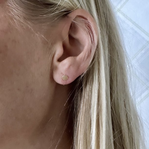 restikker - Mnt 4mm Forgyldt slv