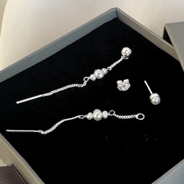 restik secret chain pearl COW slv