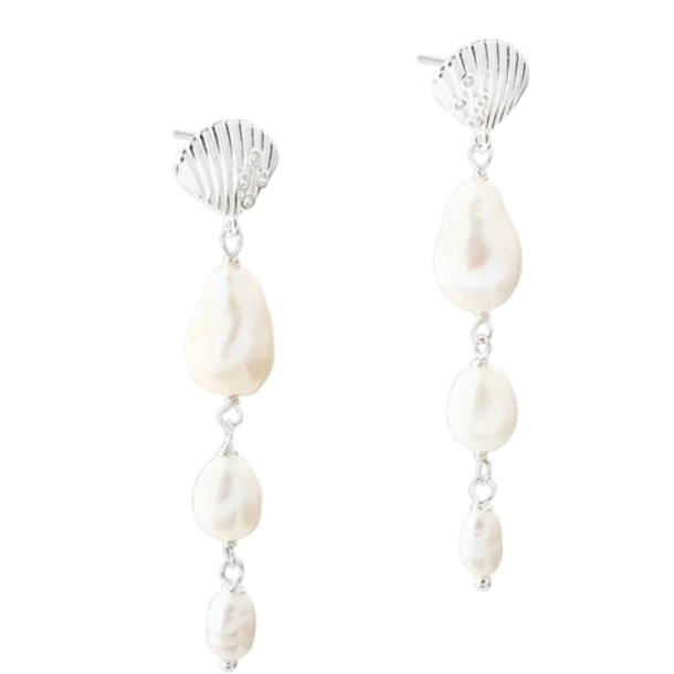 reringe SHELLY PEARL LONG Sterling slv