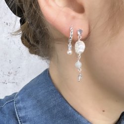 restikker SKY BLUE PEARL Sterling Slv