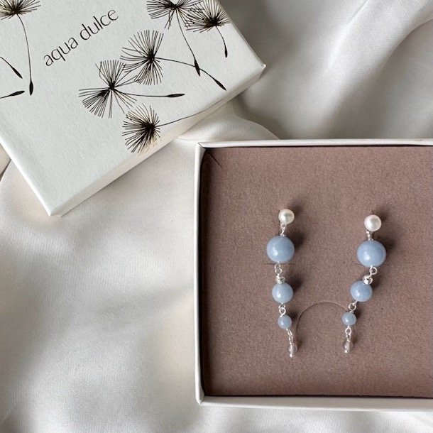 restikker SKY BLUE GHITA sterling slv