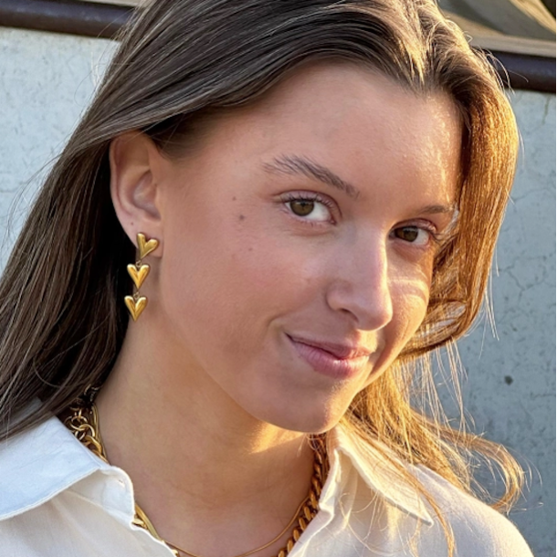 reringe NELLY vandfast 18kt. forgyldt 