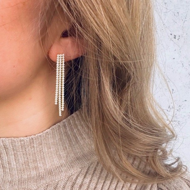 reringe TENNIS DARLING Forgyldt Slv