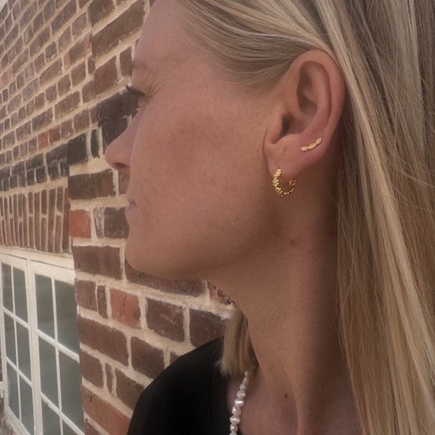 restikker VIMS UP THE EAR Forgyldt Slv