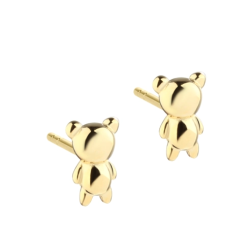 Sm restikker TEDDY Forgyldt Slv