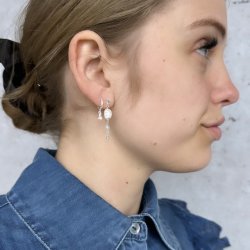 restikker SKY BLUE PEARL Sterling Slv