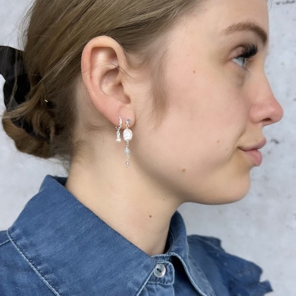 restikker SKY BLUE PEARL Sterling Slv