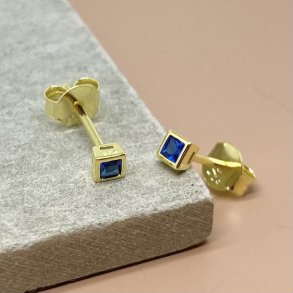 restikker Carolina BL forgyldt slv