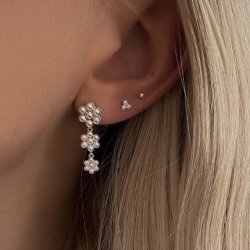 restikker Dalia blossom Forgyldt slv