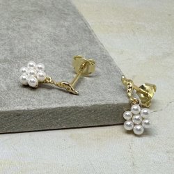 restikker Camelia blossom forgyldt slv