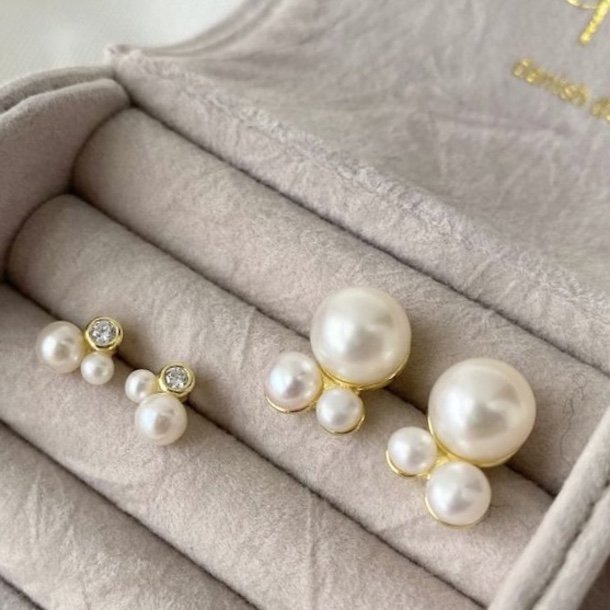 restikker PRETTY pearl petite forgyldt slv