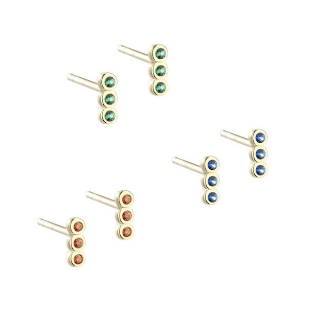 restikker 3 PETITE forgyldt slv