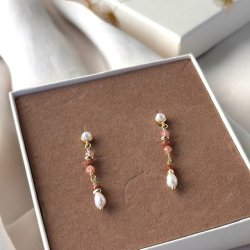 restikker PEACHY Forgyldt slv