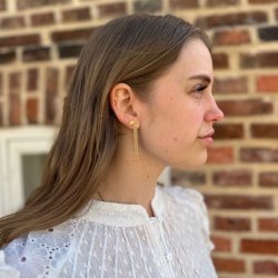 restikker DOT LOVE BIG Forgyldt Slv