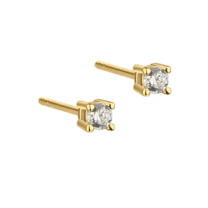 restikker Mini Kaya forgyldt slv klar sten