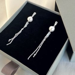 Lux pearl rering COW sterling slv