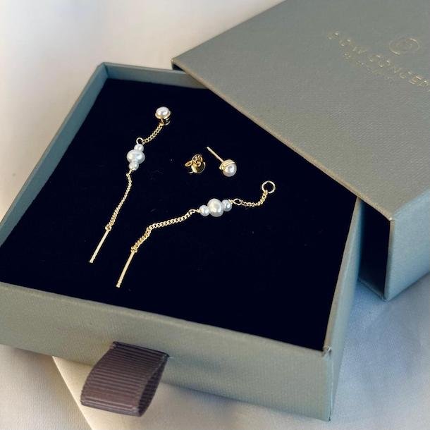 restik secret chain pearl COW forgyldt