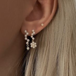 reringe Calla blossom Forgyldt slv