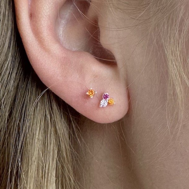 restikker GUNNVA PINK sterling slv