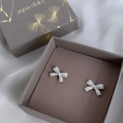 reringe sljfe stor DARLING BOW  sterling Slv