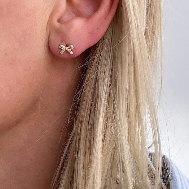 reringe sljfe DARLING BOW ROSE Forgyldt Slv