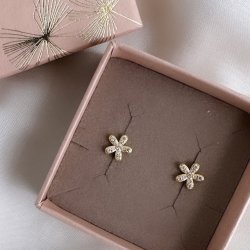 restikker ROSE DARLING FLOWER Forgyldt Slv