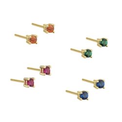 restik mini kaya color 2mm - forgyldt slv zirkonia