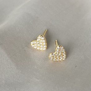 restikker DARLING HEART  Forgyldt Slv