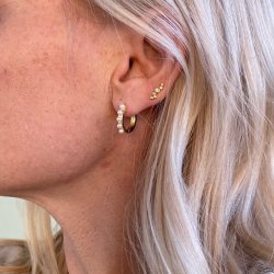 restikker Halley petite forgyldt slv