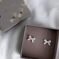 reringe sljfe stor DARLING BOW  sterling Slv