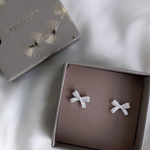 reringe sljfe stor DARLING BOW  sterling Slv